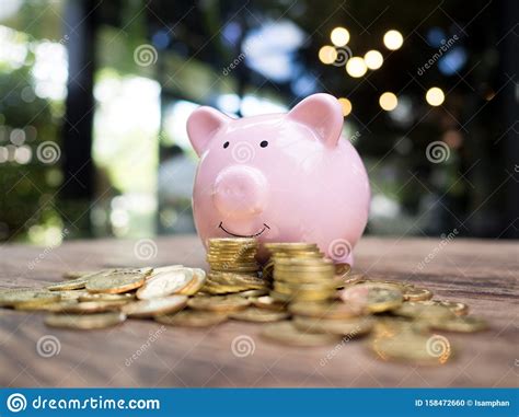 Onegold investment plan allows you to save gold with minimum effort, through recurring timely purchases. Pink Piggy Bank With .gold Coins Pile, Saving Money For ...
