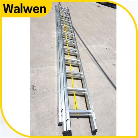 China 3 Section Multi Purpoe Aluminum Telescpic Combination Rope Ladder China Rope Ladder And