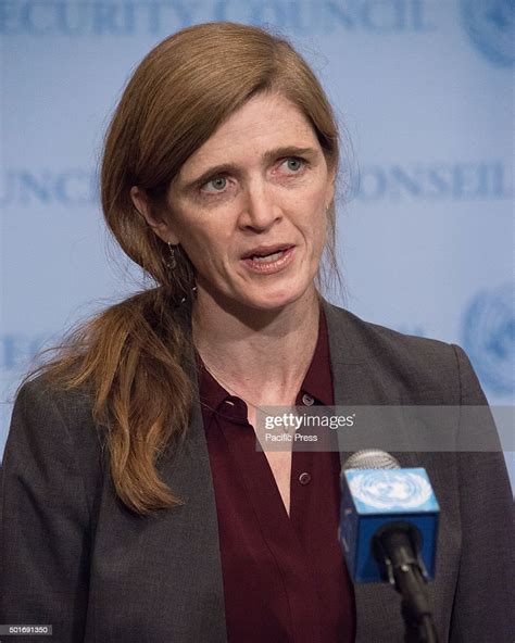 Samantha Power Briefs The Un Press Corps Following A United Nations