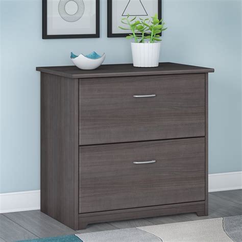 Kathy ireland home by bush furniture (2). Bush Furniture Cabot Lateral File Cabinet in Heather Gray ...