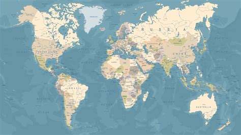 2022 World Map Zoom Image Ideas World Map With Major Countries