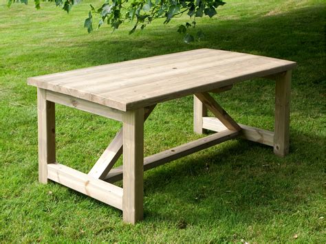 Wooden Garden Tables Esabode