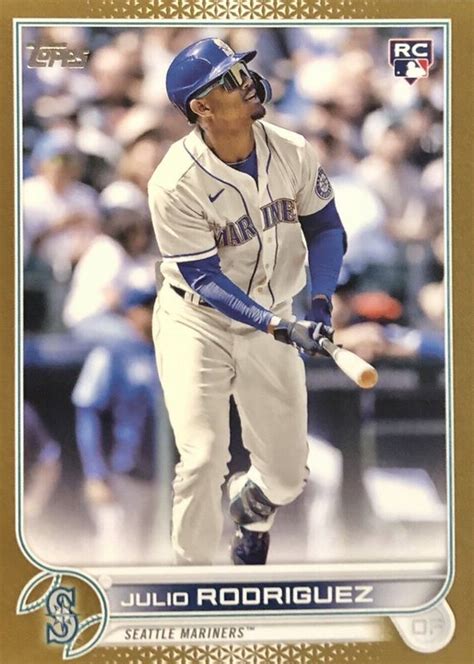 Julio Rodriguez 2022 Topps Update Us44 Gold 2022 Raw Price Guide