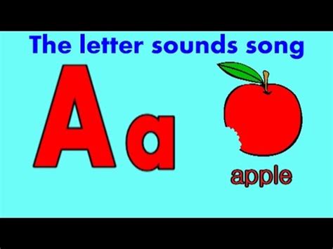 Does anyone have a list of english letters that sound alike? The letter sounds song for children - YouTube