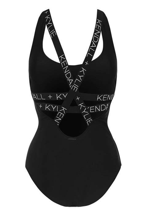 Tape Detailed Swimsuit By Kendall Kylie Topshop Topshop Outfit Kendall