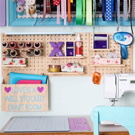 Use these craft room ikea pegboard ideas to transform your craft room and give your art space a makeover. Craft Room Pegboard: How to Organize Your Space - The ...
