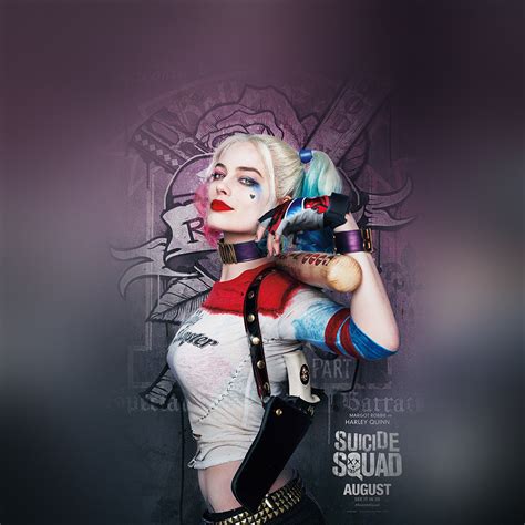 As34 Suicide Squad Poster Film Art Hall Harley Quinn Wallpaper