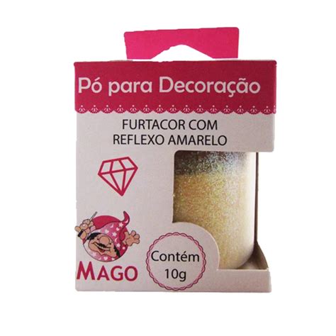 Pó Para Decoração Furtacor C Reflexo Amarelo Pt 10g Mago