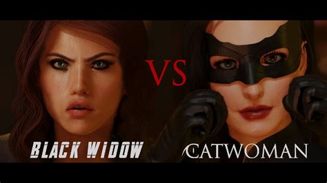 Black Widow Vs Catwoman 3d Animated Short Film Youtube
