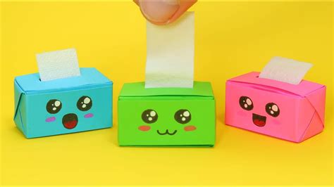 Cute Crafts You Can Make In 5 Minutes Diy Tissue Box How To Make An