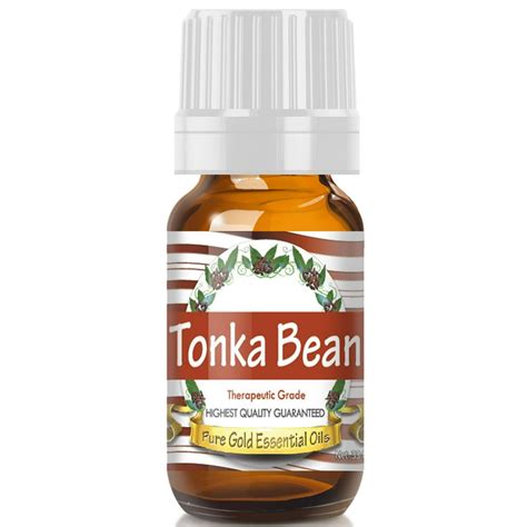 Pure Gold Tonka Bean Absolute Essential Oil 100 Natural And Undiluted 10ml