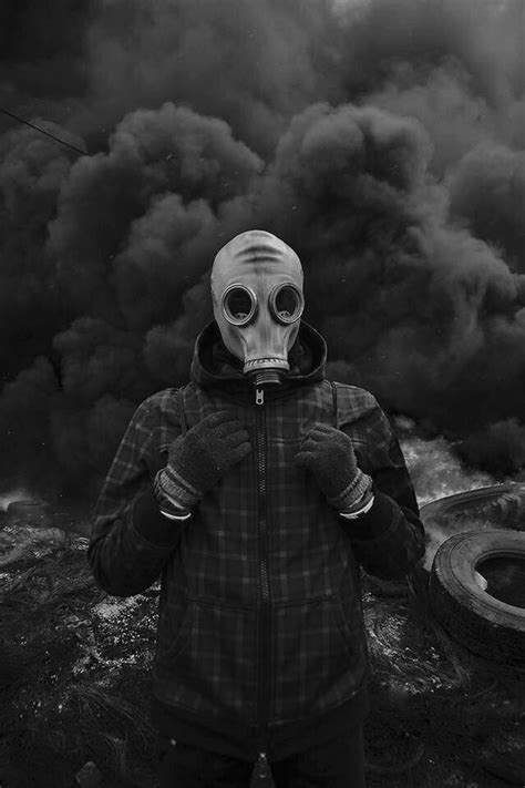 Brooke 23 Abraham 🖤mortui Vivos Docent Gas Mask Art