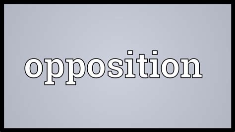 Opposition Meaning Meant To Be Fate Verses