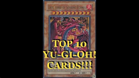 Top 10 Rarestmost Valuable Yu Gi Oh Cards Youtube