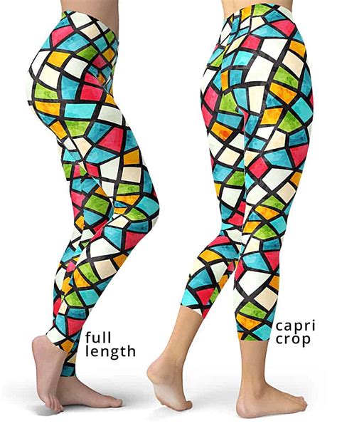 Mosaic Tile Leggings Designed By Squeaky Chimp T Shirts And Leggings