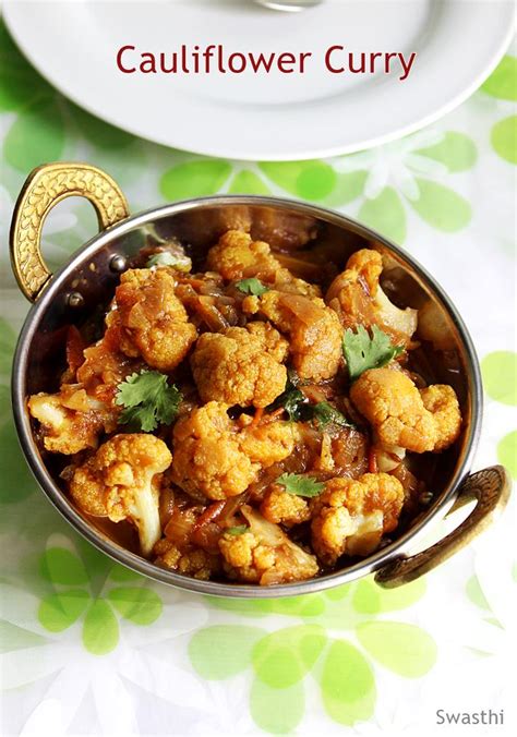 Cauliflower Curry Recipe How To Make Cauliflower Curry Gobi Curry