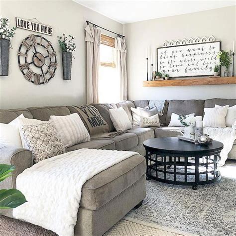 44 Beautiful Rustic Farmhouse Living Room Design Ideas Make Your Home