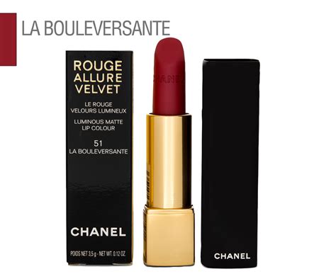 Chanel rouge allure velvet is a lipstick that retails for $38.00 and contains 0.12 oz. Chanel Rouge Allure Velvet Lipstick 3.5g - #51 La ...