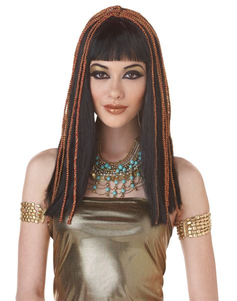 egyptian princess wig cleopatra or nefertiti costume accessory