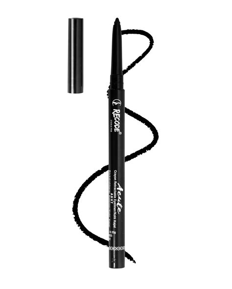 Black Eyeliner Acute Kajal Pencil Waterproof And Long Lasting Recode