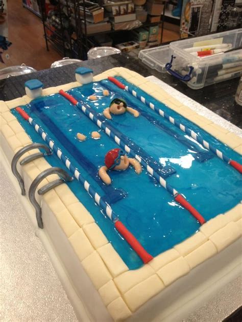 Swimming Pool Cake Pool Cake Swimming Pool Cake Pool Birthday Cakes