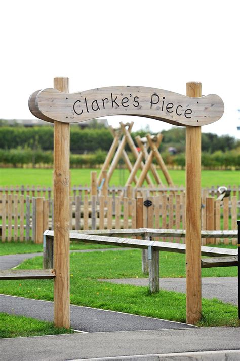 Engraved Archway Playground Furniture Hand Made Places