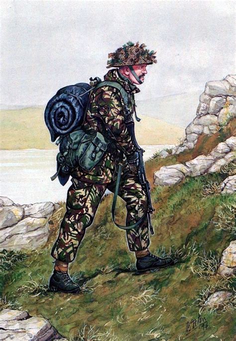 British Welsh Guards Guardsman Falklands 1982