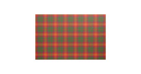 Burns Scottish Clan Tartan Fabric Zazzle