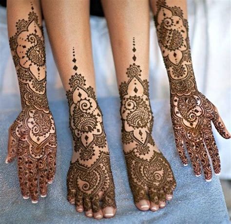 Bridal Henna Designs For Hands And Feet