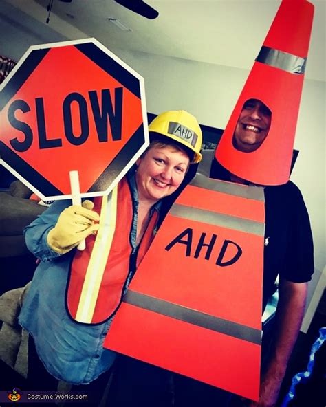 How To Make A Traffic Cone Halloween Costume Anns Blog