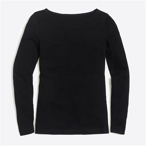 Jcrew Cotton Solid Artist T Shirt In Black Lyst