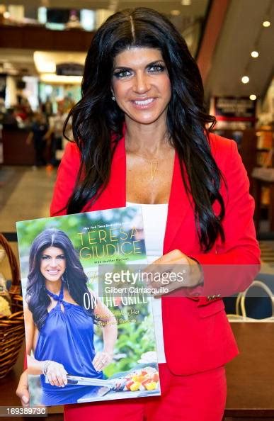 teresa giudice promotes her new book fabulicious on the grill at news photo getty images