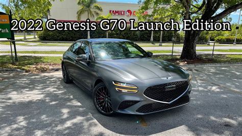 2022 Genesis G70 Launch Edition Twin Turbo Luxury Youtube