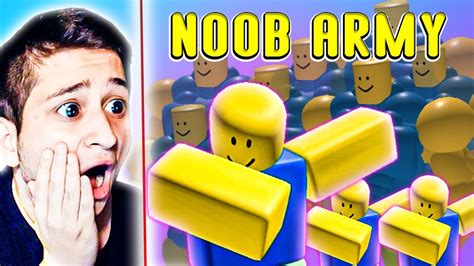ნეონური არმია მყავს Noob Army Tycoon Roblox Youtube