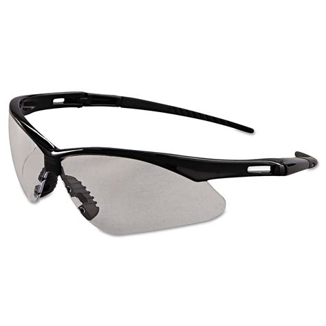 kleenguard nemesis safety glasses black frame clear anti fog lens
