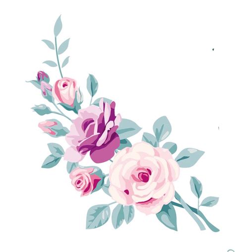 Pin De Rita Mell Em Digital Art Imagem Floral Flores Pintadas E