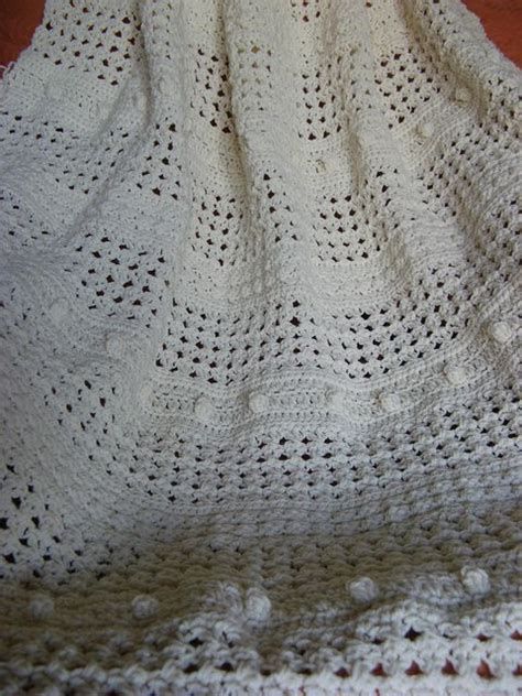 Summer Lace Afghan Free Pattern By Joyce Nordstrom Uses Clusters