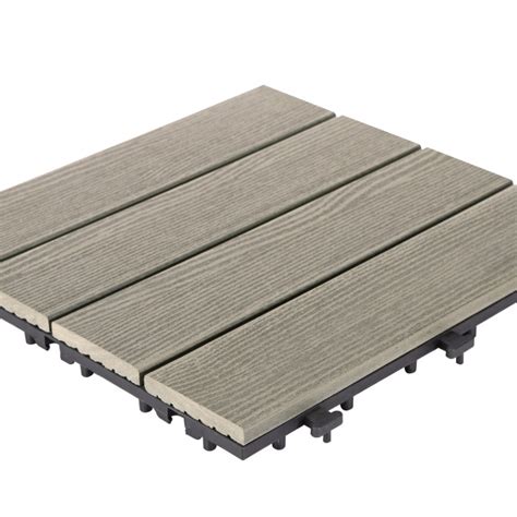 Wpc Composite Diy Deck Tile Floor Sm 4p B Bu Composite Patio Til