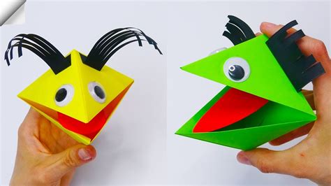 Moving Paper Toys Easy Paper Crafts Youtube
