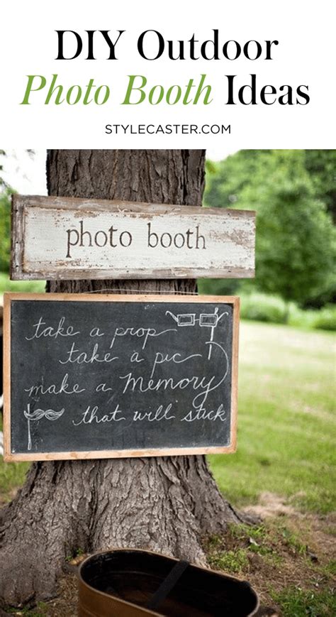 33 Diy Photo Booth Ideas For Outdoor Entertaining Stylecaster