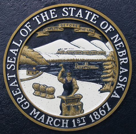 Seal Of Nebraska State Symbols Usa