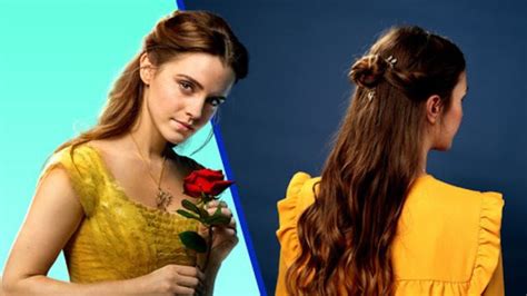 Disney Style Beauty And The Beast Belle Hair Tutorial Belle
