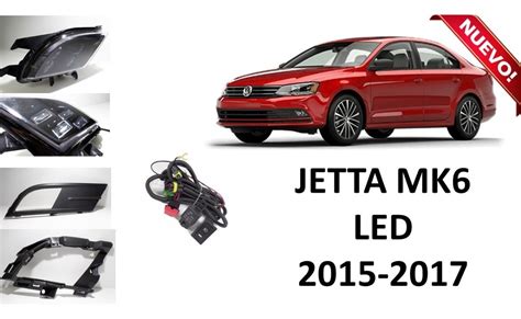 Kit De Faros De Niebla Jetta Mk6 2015 2017 Led C Cable Mercado Libre