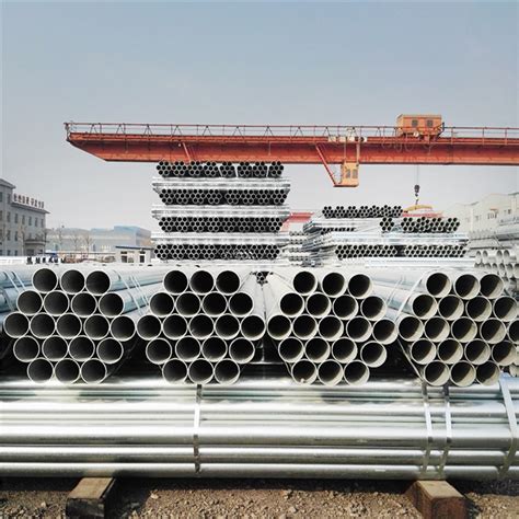 Astm A Hot Dipped Welded Galvanized Carbon Steel Round Pipe China