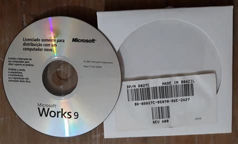 Microsoft Works 9 Pt Br Oem Dell Microsoft Free Download Borrow