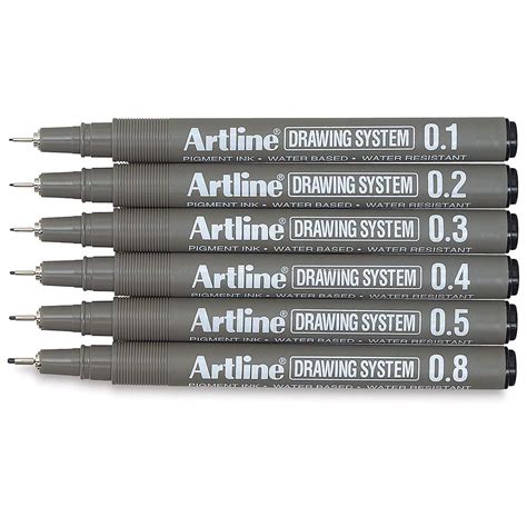 Artline Drawing System Fineliner Pen Acid Free Pen Water Based Ink