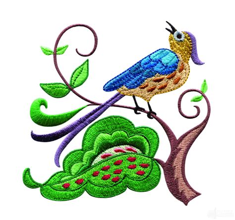 A Birds Paradise Jf307 Embroidery Design