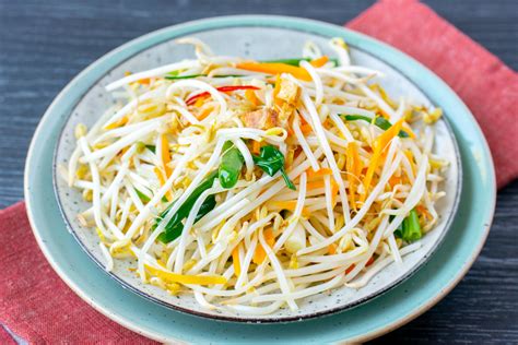 Stir Fried Bean Sprouts With Salted Fish Asian Inspirations