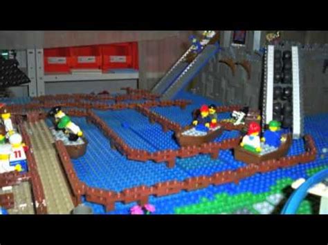 Gerade am anfang des baus. LEGO Freizeitpark Wildwasserbahn - YouTube