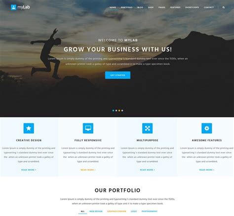 Free Responsive One Page Website Templates Bootstrap Is The Best Css